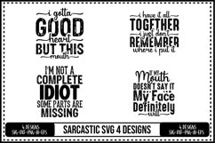 Funny Sarcastic Svg 4 Designs Product Image 1