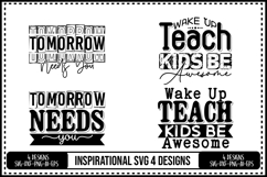 Inspirational Quotes Svg 4 Designs Product Image 1