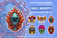 Sugar Skull artwork flame crown sombrero zombie warrior Product Image 1