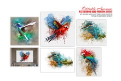 Watercolor Bird Painting Effect Product Image 1