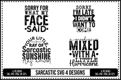 Funny Sarcastic Svg 4 Designs Product Image 1