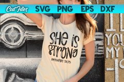 She is Strong SVG Cut File Product Image 1