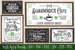 St Patrick&#039;s Day Signs Bundle SVG | Irish Signs Product Image 1