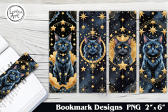 Magic Cat Printable Bookmark 4 PNG Product Image 1