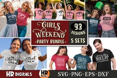 Girls Weekend SVG Bundle, Matching Bachelorette Party SVG Product Image 1