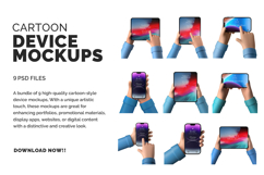 Device Cartoon Mockups Product Image 1
