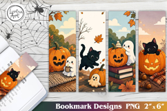 Halloween Printable Bookmark 4 PNG Product Image 1