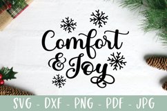 Comfort and Joy - Christmas Ornament SVG Product Image 2