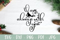 I Am Always With You Cardinal Memorial Christmas Ornament Product Image 2