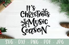 It's Christmas Music Season - Funny Christmas SVG Product Image 2