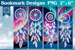 Winter Printable Bookmark 4 PNG Product Image 1