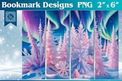 Winter Printable Bookmark 4 PNG Product Image 1