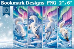 Winter Printable Bookmark 4 PNG Product Image 1