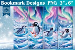 Winter Printable Bookmark 4 PNG Product Image 1