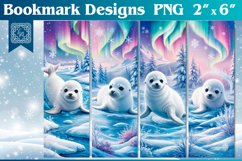 Winter Printable Bookmark 4 PNG Product Image 1