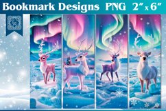 Winter Printable Bookmark 4 PNG Product Image 1