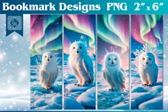 Winter Printable Bookmark 4 PNG Product Image 1