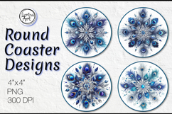 Christmas Decor | Round Christmas Coaster Product Image 1