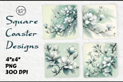 MAGICAL MAGNOLIA Coaster Sublimation Product Image 1