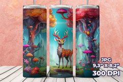 3D Deer Tumbler Wrap, 3D 20 oz Straight Tumbler Product Image 14