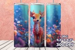 3D Deer Tumbler Wrap, 3D 20 oz Straight Tumbler Product Image 18