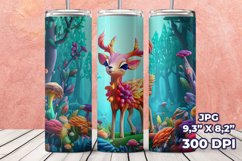 3D Deer Tumbler Wrap, 3D 20 oz Straight Tumbler Product Image 19