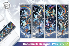 Snow Fairy Printable Bookmark 4 PNG Product Image 1