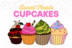 Holiday Cupcakes Clipart Graphics pack Product Image 1