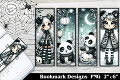 Cute Halloween Printable Bookmark 4 PNG Product Image 1