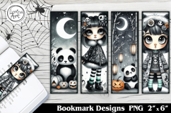 Cute Halloween Printable Bookmark 4 PNG Product Image 1