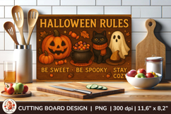 Kitchen Glass Cutting Board, Halloween Kitchen,Witch Kitchen Product Image 1