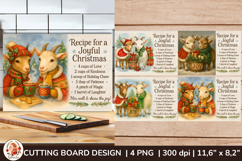 Christmas Cutting Board Designs with Farm Animals Bundle Product Image 6
