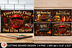 Father’s Day Cutting Board Sublimation Bundle, Dad Cooking, Product Image 7