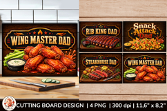 Father’s Day Cutting Board Sublimation Bundle, Dad Cooking, Product Image 8