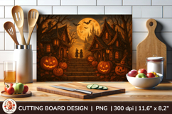 Kitchen Glass Cutting Board, Halloween Kitchen,Witch Kitchen Product Image 1