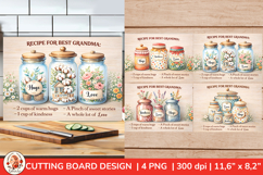 Recipe for the Best Grandma, Grandmother cutting board Product Image 1