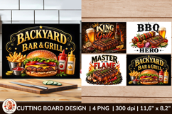 Father’s Day Cutting Board Sublimation Bundle, Dad Cooking, Product Image 3