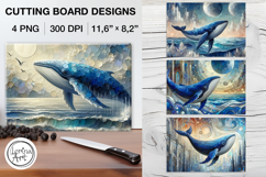 Ocean Cutting Board Designs / 4 PNG Product Image 1