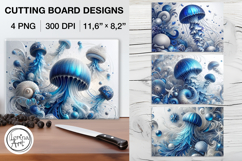Ocean Cutting Board Designs / 4 PNG Product Image 1