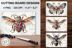 Cute Insects Cutting Board Designs / 4 PNG Product Image 1
