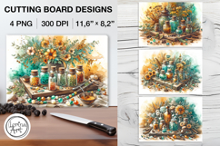 Sweet Home Cutting Board Designs / 4 PNG Product Image 1