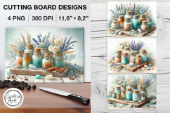 Cozy Spices Cutting Board Designs / 4 PNG Product Image 1