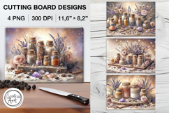 Cozy Spices Cutting Board Designs / 4 PNG Product Image 1