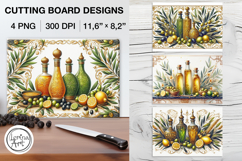 Summer Olives Cutting Board Designs / 4 PNG Product Image 1