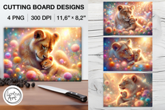 Mother's Love Cutting Board Designs / 4 PNG Product Image 1