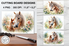 Mother's Love Cutting Board Designs / 4 PNG Product Image 1