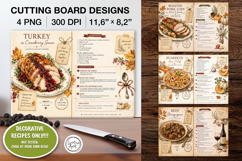 Cozy Recipes Cutting Board Designs / 4 PNG Product Image 1