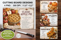 Cozy Recipes Cutting Board Designs / 4 PNG Product Image 1