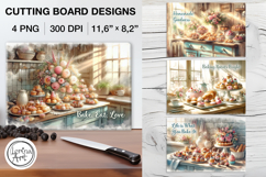 Sweet Home Cutting Board Designs / 4 PNG Product Image 1