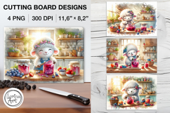 Sweet Home Cutting Board Designs / 4 PNG Product Image 1